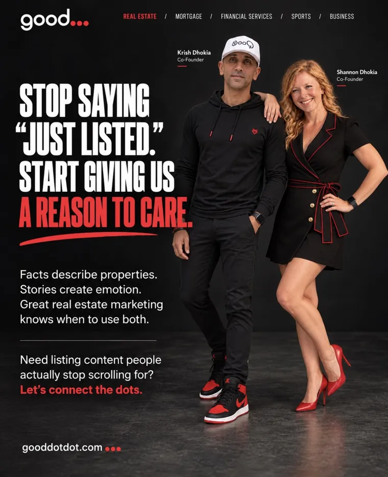 Krish and Shannon Dhokia, co-founders of Good Dot Dot