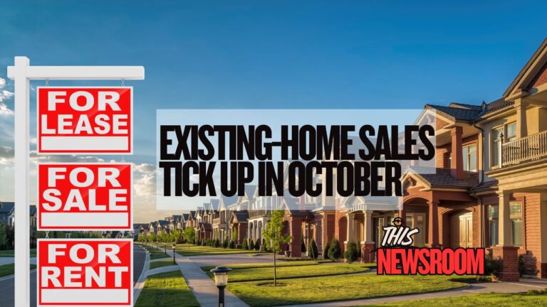 Existing-Home Sales Tick Up in October