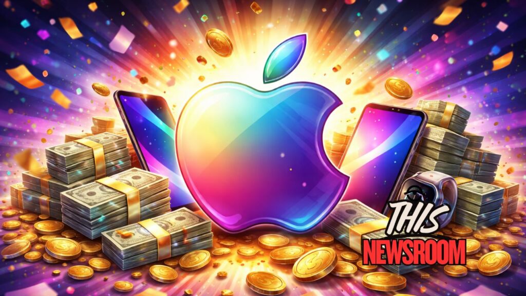 Apple celebrates best quarter ever with record revenue and profit