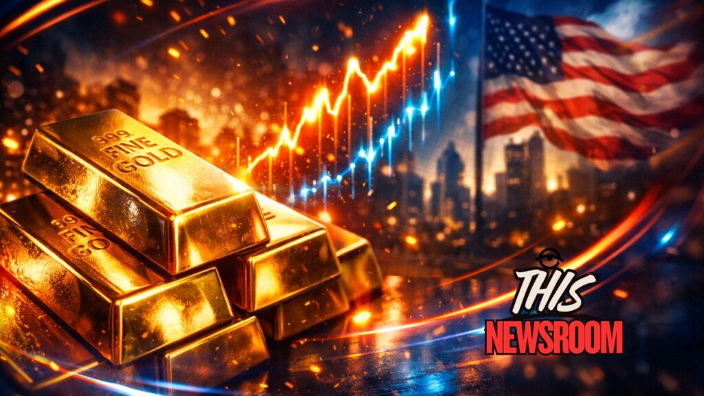Gold bars surge as prices hit $5,000 per ounce amid global economic uncertainty