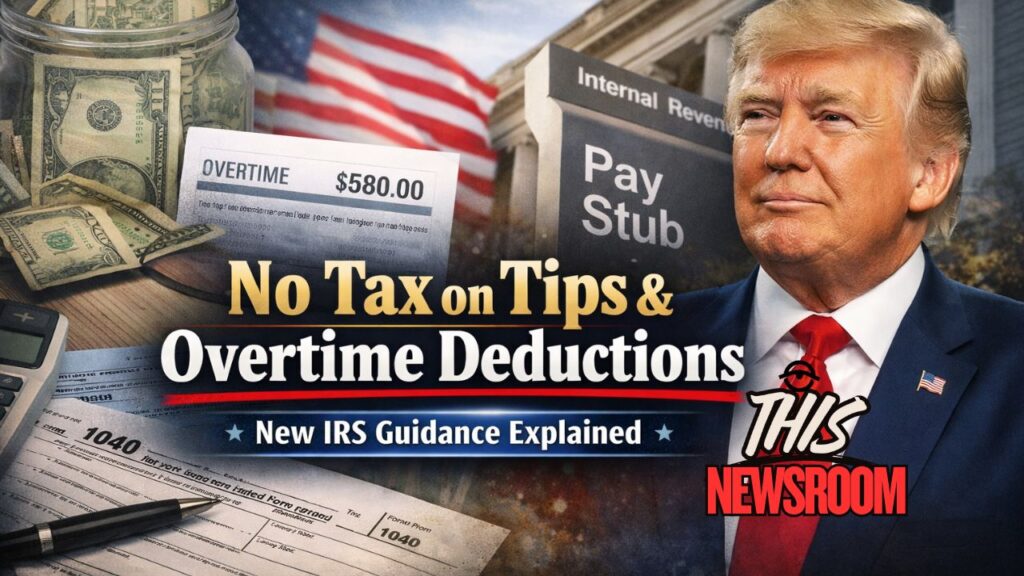 IRS guidance on no tax on tips and overtime deductions under Trump policy