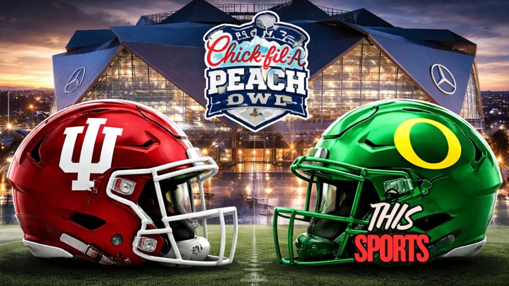 Indiana Hoosiers vs Oregon Ducks Peach Bowl CFP semifinal at Mercedes-Benz Stadium
