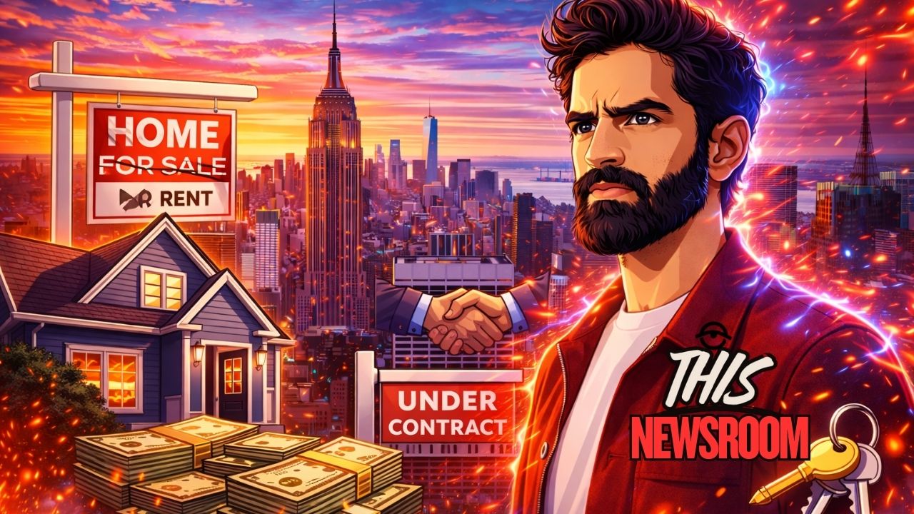 Dramatic New York City skyline at sunset symbolizing clarity and stability amid political and cultural noise