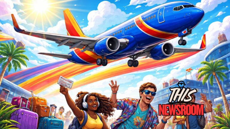 Southwest Airlines aircraft representing brand and strategy changes impacting loyal travelers