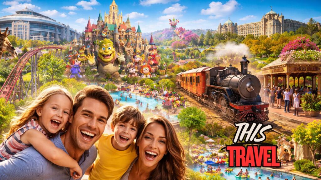 Dallas Fort Worth family attractions including theme parks, zoos, museums, and resorts