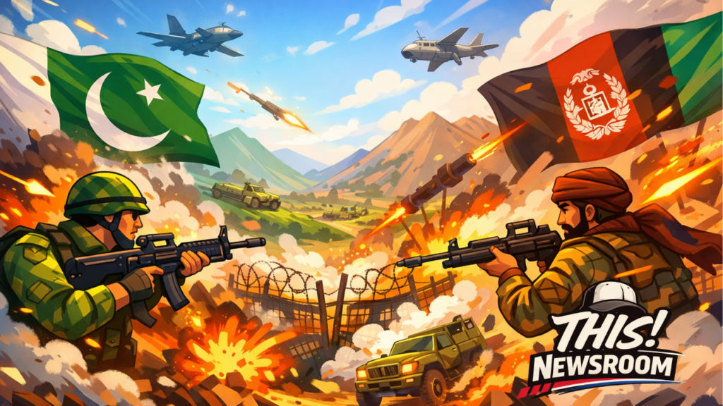 Global leaders call for restraint as fighting escalates between Pakistan and Afghanistan.