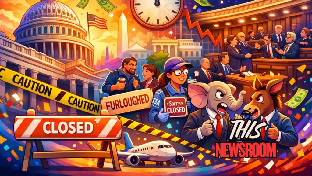 Government shutdown 2026 impacting federal workers and Capitol Hill in Washington DC