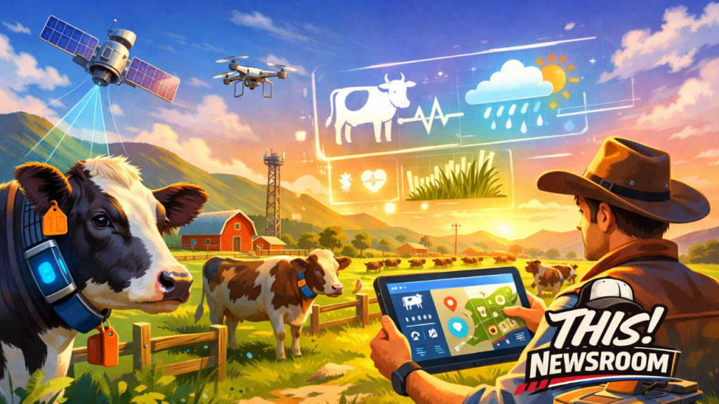 Discover how new AI companies are revolutionizing ranching with smart cattle tracking, predictive health monitoring, and data-driven agriculture.