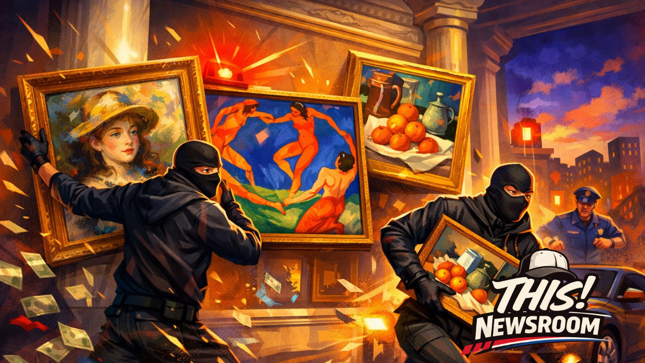 $10M Art Heist in Italy: Renoir, Matisse & Cézanne Stolen in 3 Minutes
