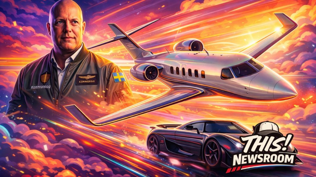 Christian von Koenigsegg’s performance-driven mindset is fueling fresh interest in a futuristic aircraft concept.