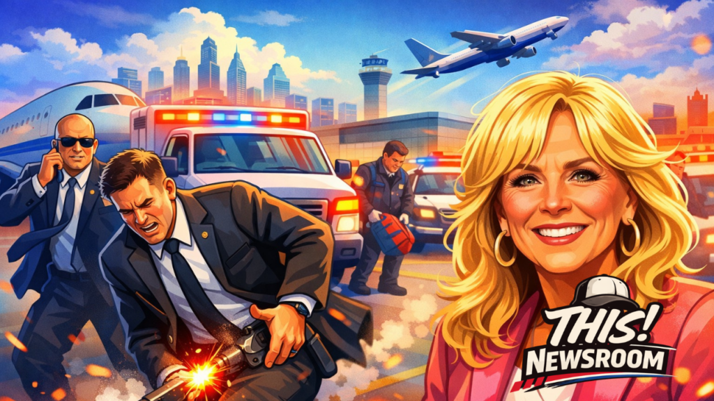 A Secret Service agent assigned to Jill Biden accidentally shot himself at Philadelphia International Airport. Here’s what happened.