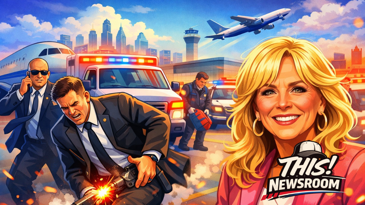 A Secret Service agent assigned to Jill Biden accidentally shot himself at Philadelphia International Airport. Here’s what happened.