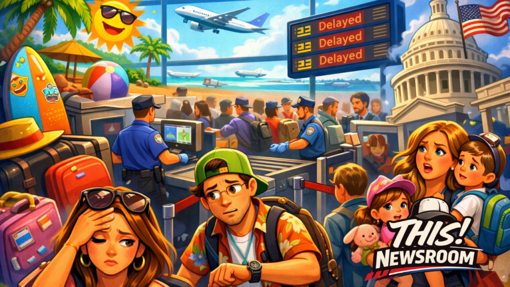 Spring Break 2026 travel may face delays as TSA staffing shortages impact airport security lines.