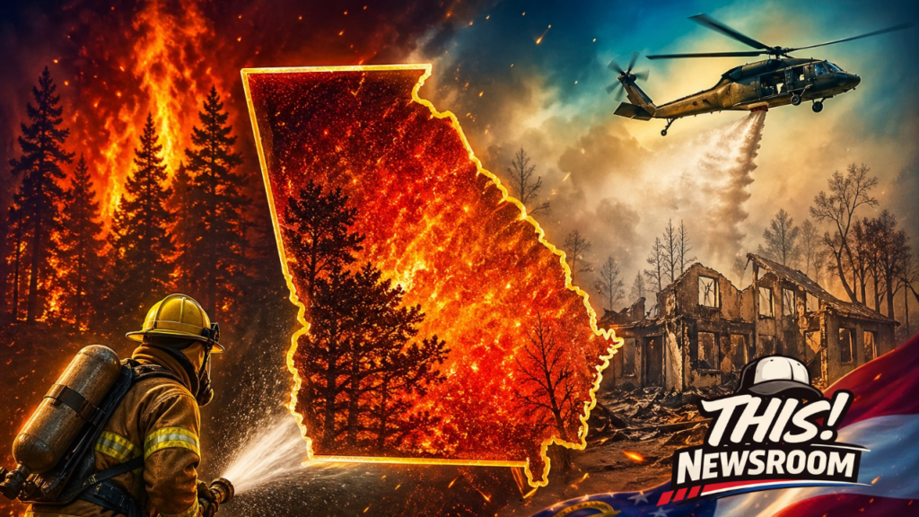Georgia Wildfires Destroy 120 Homes as State of Emergency Declared
