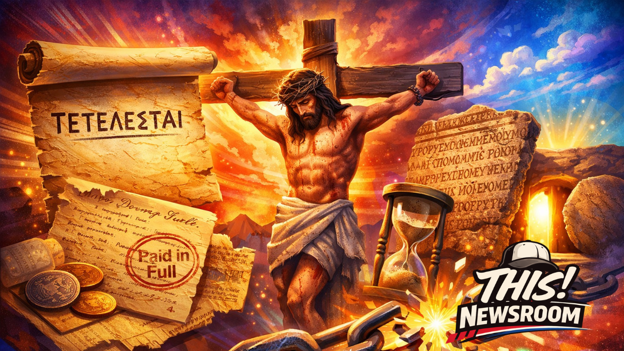 What does Tetelestai mean? Discover the powerful Greek word behind “It is finished,” its legal meaning of “paid in full,” and its deep spiritual significance.