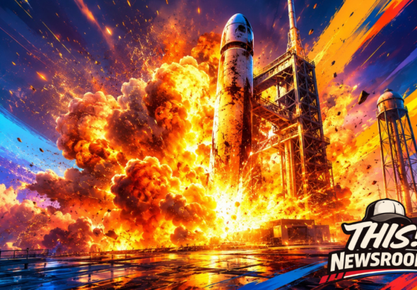 Blue Origin Rocket Explosion During Launch Pad Test Sends Shockwaves Through Space Industry