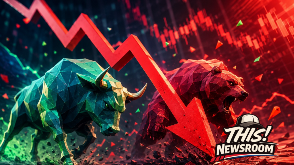 Dow Falls More Than 500 Points as Higher Treasury Yields Shake Markets