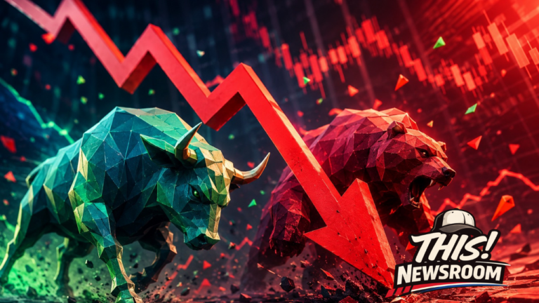 Dow Falls More Than 500 Points as Higher Treasury Yields Shake Markets