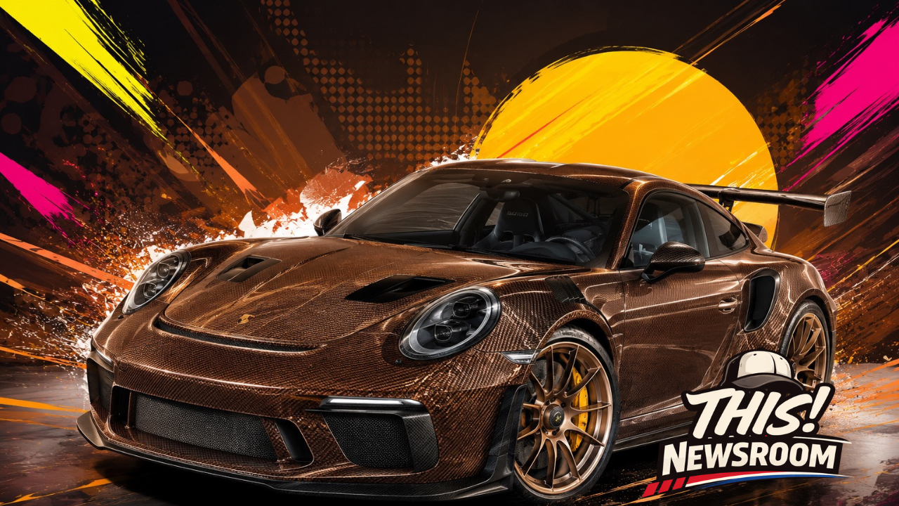 Porsche Unveils Brown Carbon Fiber 911 GT3 RS Through Sonderwunsch Program
