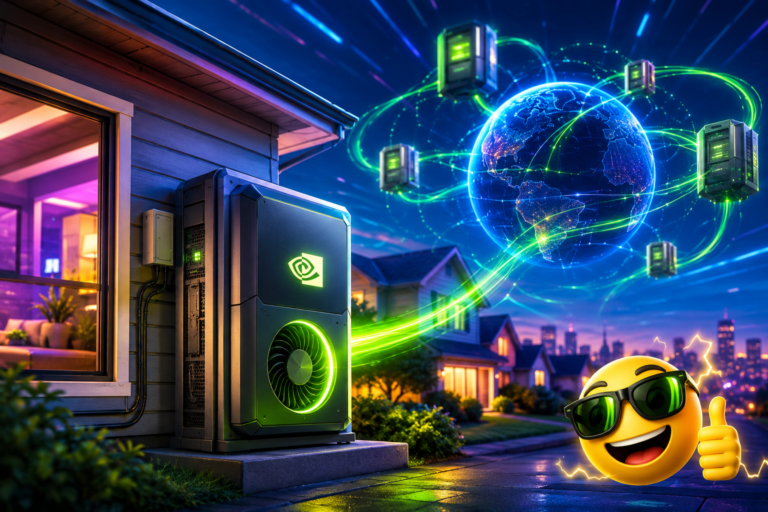 Nvidia’s Residential AI Network Could Pay Homeowners Up to $22,000 Per Year