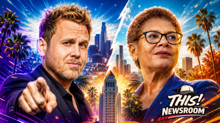 Los Angeles, LA Mayor Election, Spencer Pratt, Karen Bass, Los Angeles Politics, California Politics, LA City Hall, Los Angeles Mayor, Election 2026, Government Reform, California Election, Local Politics, Political Outsider, LA News, Spencer Pratt Mayor, Runoff Election, City Leadership, Public Safety, Homelessness Crisis, Los Angeles Government