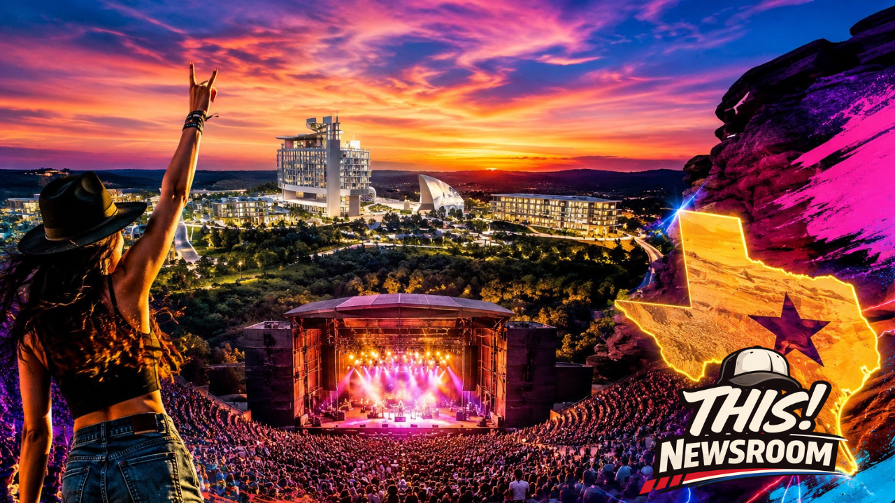 Texas Is Getting Its Own Red Rocks: Massive 10,000-Seat Amphitheater Planned Near Austin