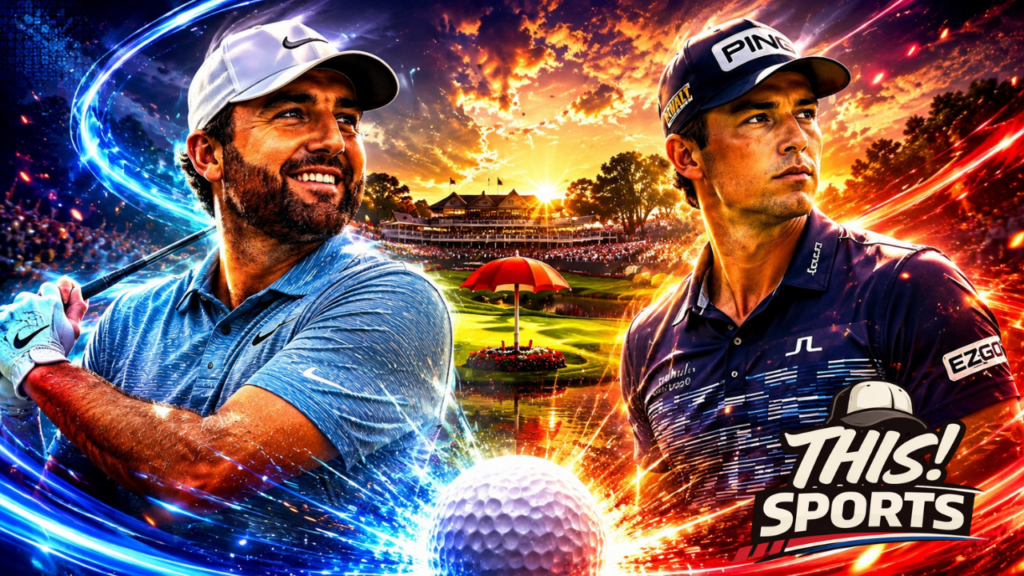 Scottie Scheffler and Viktor Hovland will return Monday morning to decide the 2026 Travelers Championship after finishing regulation tied at 21-under.
