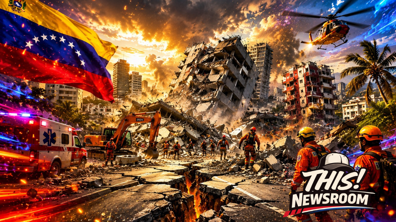 Emergency crews continue searching for survivors after two powerful earthquakes caused widespread destruction across northern Venezuela.