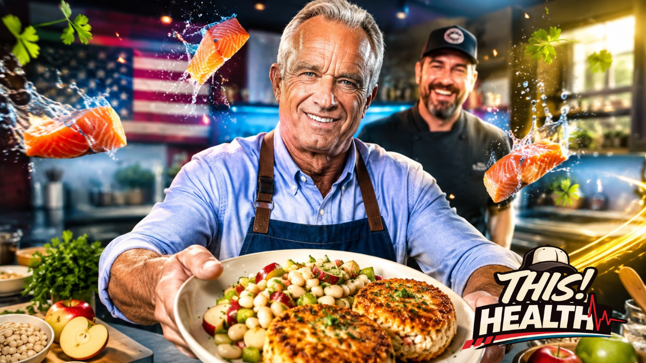 Robert F. Kennedy Jr. and chef Andrew Gruel launch The Real Food Show, highlighting affordable recipes made with real ingredients.