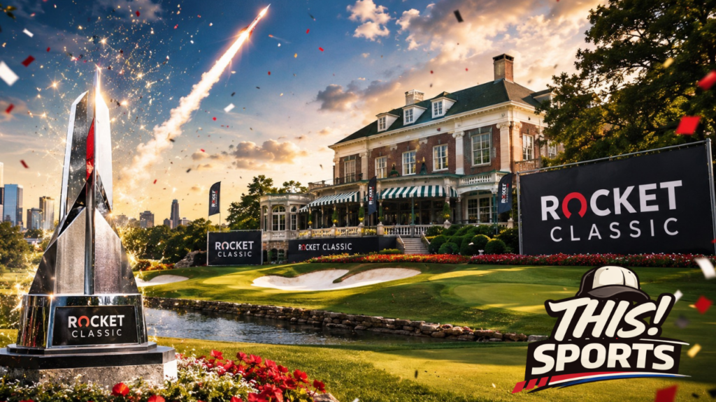 The Rocket Classic will take place at Detroit Golf Club for the final time under its current title sponsorship.