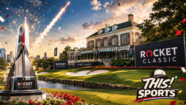 The Rocket Classic will take place at Detroit Golf Club for the final time under its current title sponsorship.