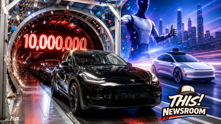 Tesla Reaches 10 Million Vehicles as Robotaxi Expansion Grows
