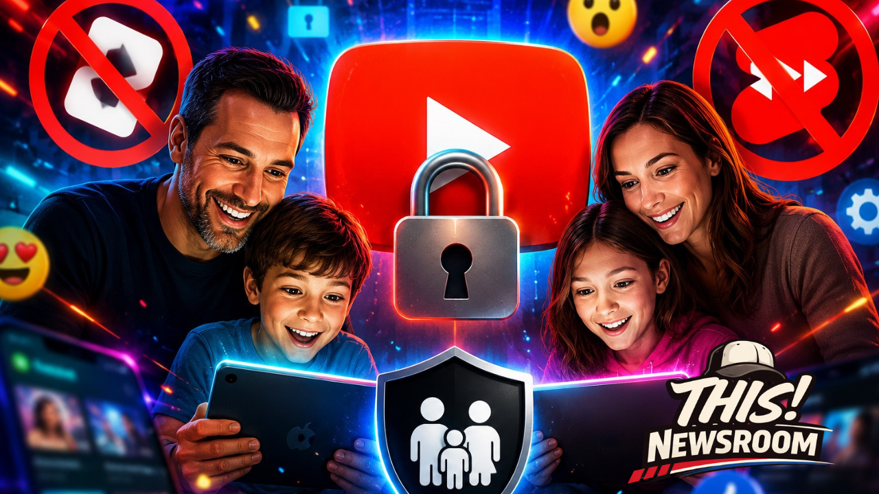 YouTube is giving parents more control by allowing them to restrict or completely block YouTube Shorts for children and teenagers.