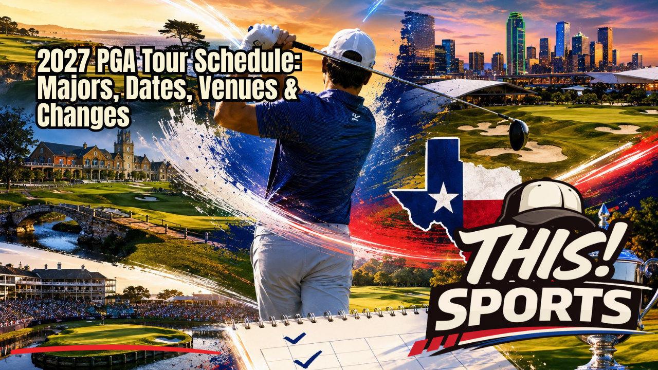 The 2027 PGA Tour season features some of golf’s most famous venues, including Pebble Beach, St Andrews and PGA Frisco.