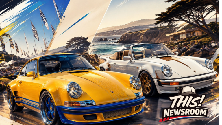 Singer Vehicle Design and Louis Vuitton unveiled two highly customized Porsche 911 creations during Monterey Car Week.