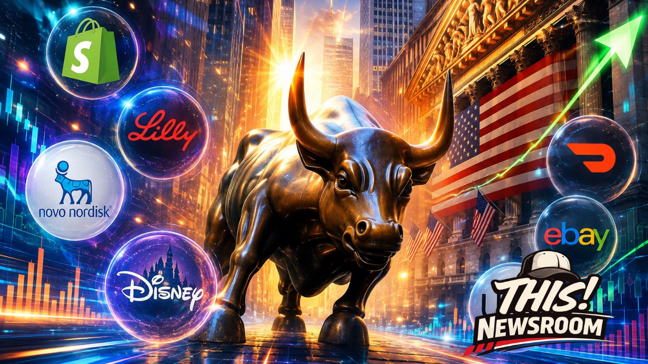 Wall Street turns its attention to a massive Wednesday earnings lineup featuring some of the biggest names in technology, healthcare, entertainment and consumer services.