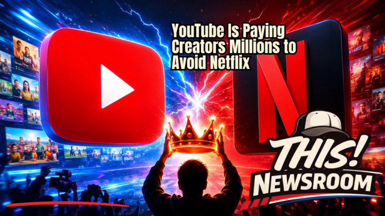 YouTube is reportedly offering major creators incentives to prioritize its platform as competition with Netflix intensifies.