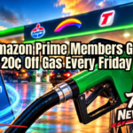 Amazon Prime members can receive 20¢ per gallon in fuel savings on eligible Fridays at participating stations.
