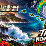 Hurricane Lowell brought damaging winds, dangerous surf and heavy rainfall to Hawaii, with Kauai experiencing some of the storm's strongest impacts.