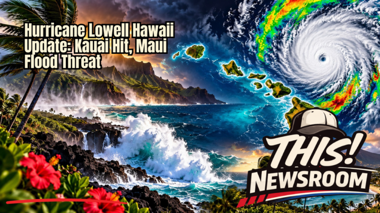 Hurricane Lowell brought damaging winds, dangerous surf and heavy rainfall to Hawaii, with Kauai experiencing some of the storm's strongest impacts.