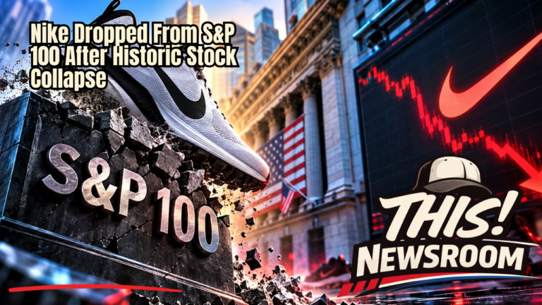 Nike’s removal from the S&P 100 comes after a dramatic multiyear decline in the company’s stock.