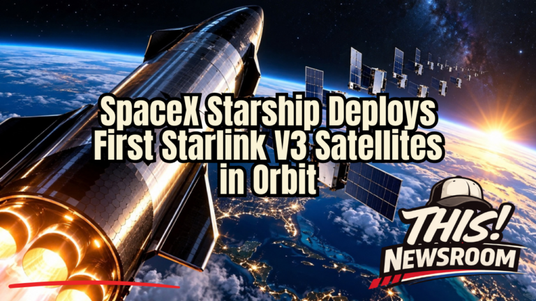 Starship’s first deployment of operational Starlink V3 satellites represents a major milestone for SpaceX’s next-generation launch system.