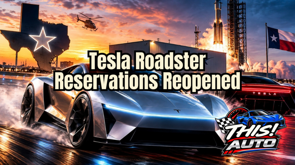 Tesla’s next-generation Roadster reveal is scheduled for October 1 as SpaceX connections and nearby airspace restrictions fuel speculation.