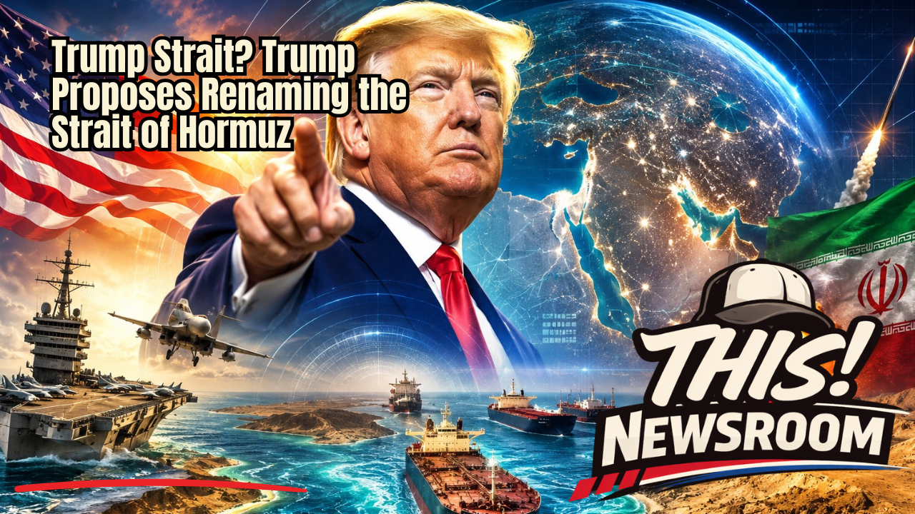 President Trump has floated calling the strategically important Strait of Hormuz the “Trump Strait” amid heightened tensions with Iran.