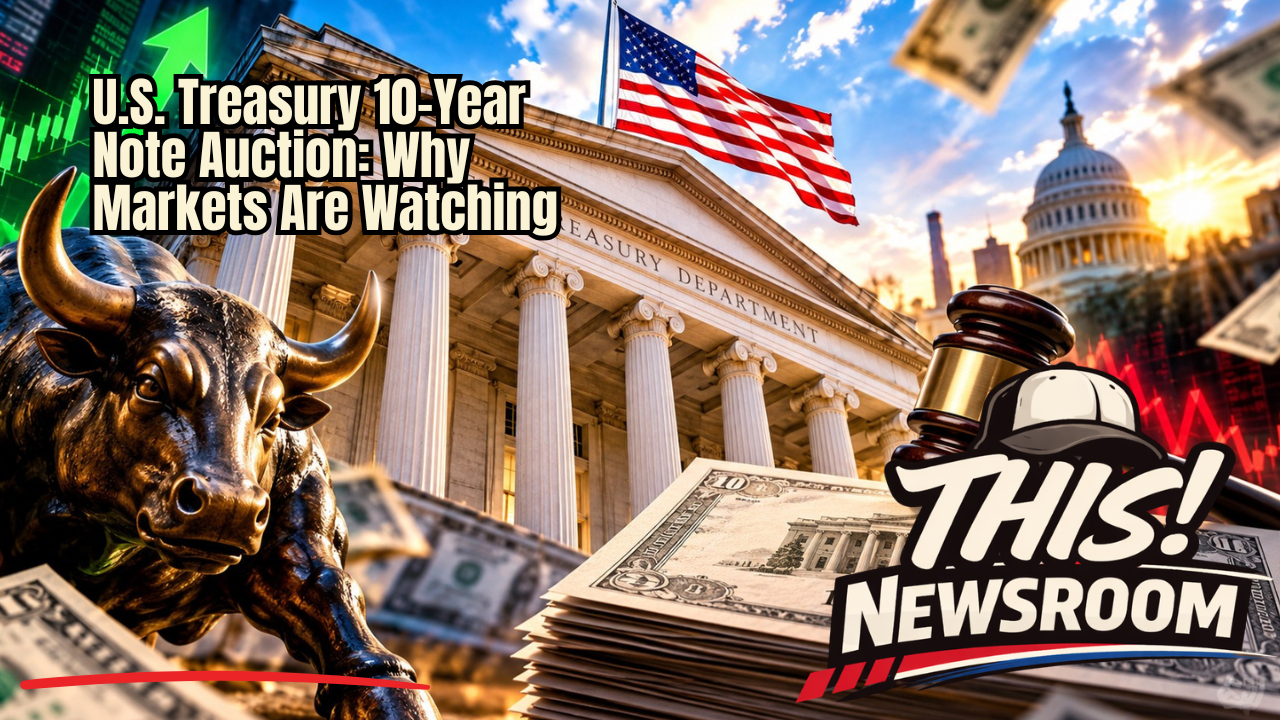 The U.S. Treasury’s 10-Year Note Auction could provide an important test of investor demand for government debt as markets watch interest rates and bond yields.