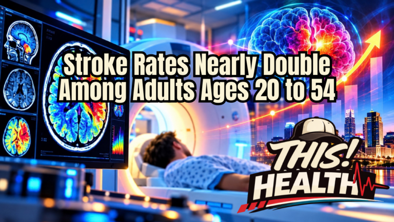 New research led by the University of Cincinnati found a significant increase in stroke incidence among adults ages 20 to 54 over nearly three decades.